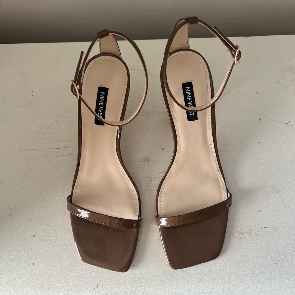 Nine West Yess Ankle Strap Heels Sandals - Picture 6 of 7